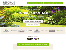 Tablet Screenshot of gardencentrum.cz